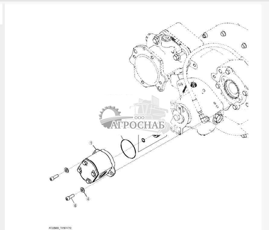 Насос вентилятора (гидротрансформатор) 